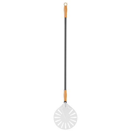 Ronde geperforeerde pizzaschep - 1200 x 230 mm