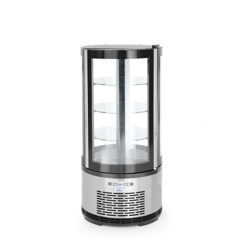 Runde Präsentationsvitrine für Gebäck - 100 L Runde Präsentationsvitrine für Gebäck - 100 L