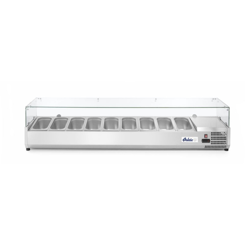 Refrigerated display case - 9 x GN 1/3 Refrigerated display case - 9 x GN 1/3