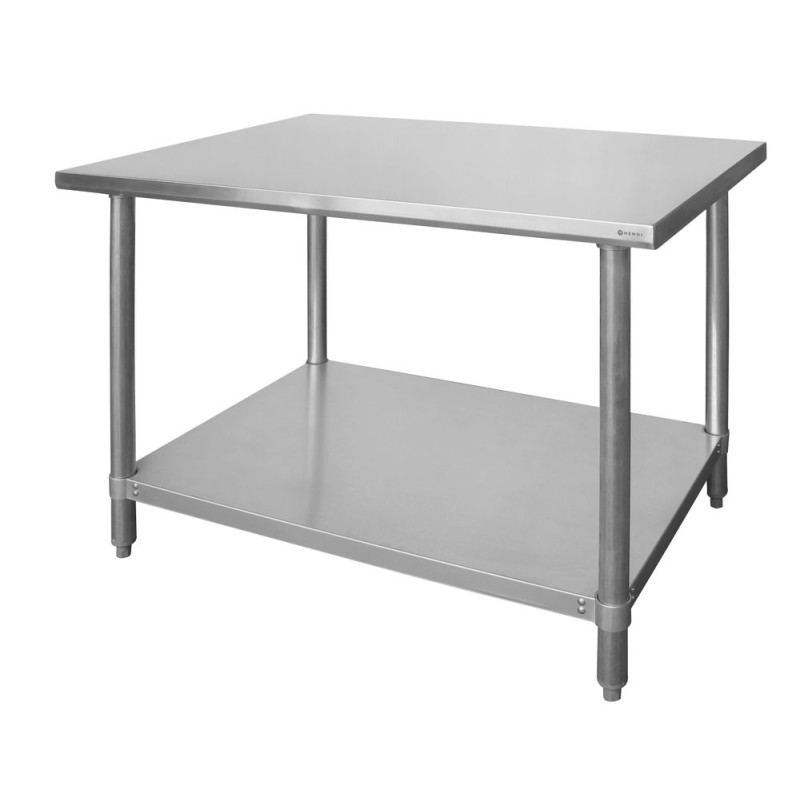 Arbeitstisch aus Edelstahl - L 1000 Arbeitstisch aus Edelstahl - L 1000