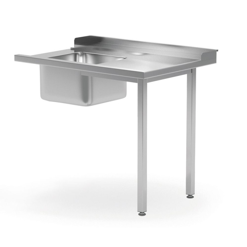 Loading table for dishwasher with sink on the left Loading table for dishwasher with sink on the left