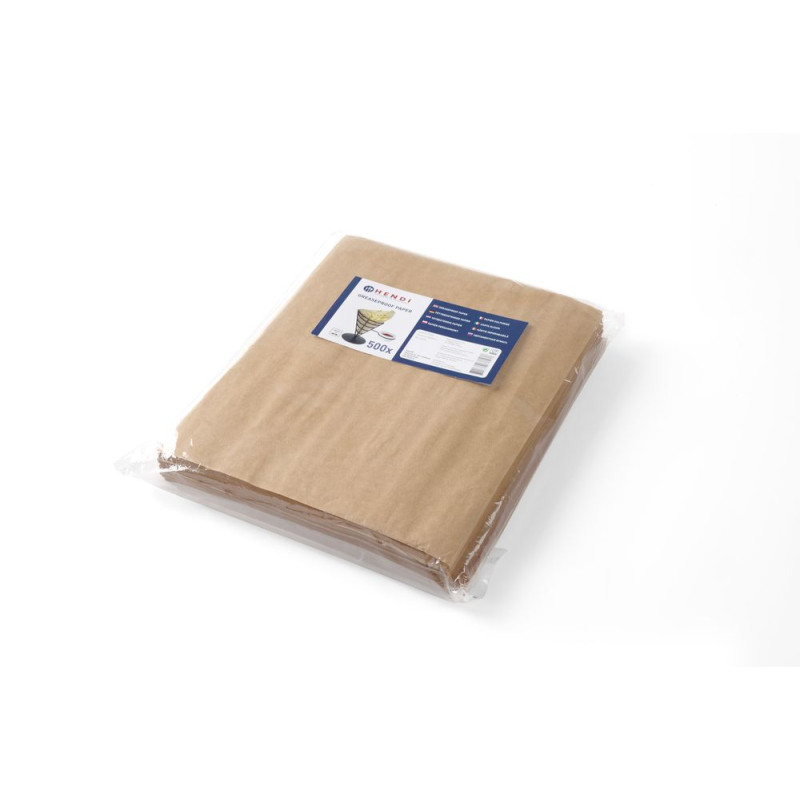 Backpapier Beige - 200 x 250 mm - 500 Stück Backpapier Beige - 200 x 250 mm - 500 Stück