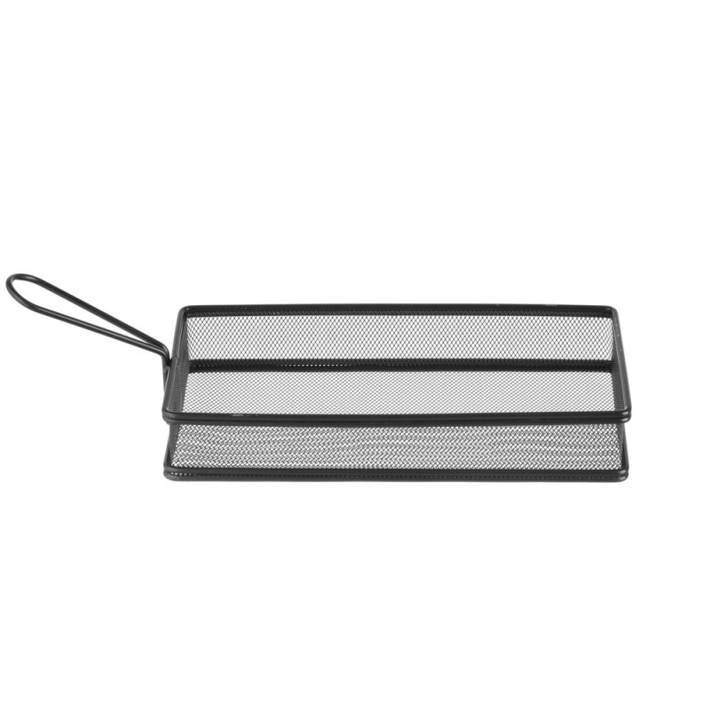 Miniatur-Schwarz-Frittenkorb - 255 x 135 mm Miniatur-Schwarz-Frittenkorb - 255 x 135 mm
