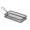 Miniatuur zwarte frietmand - 255 x 135 mm