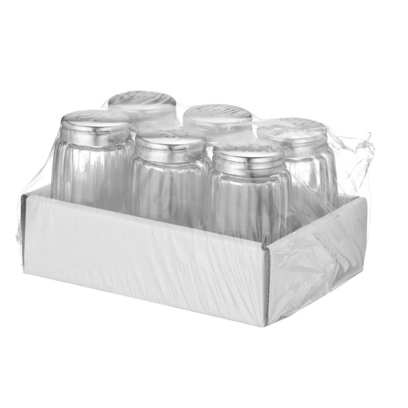 Salt shakers - Set of 6 pieces - Brand HENDI - Fourniresto Salt shakers - Set of 6 pieces - Brand HENDI - Fourniresto