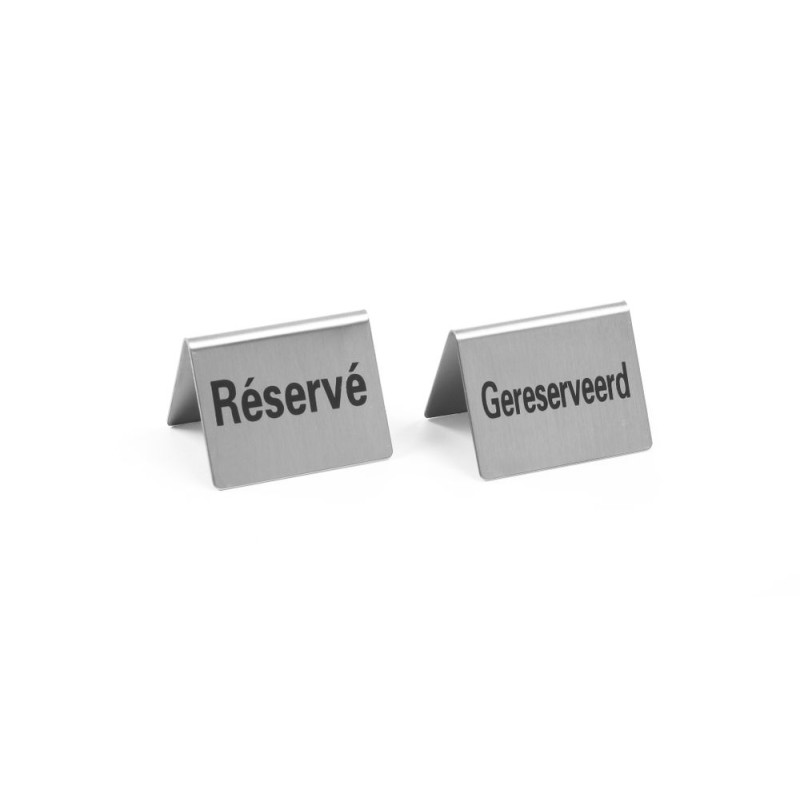 Reserved table easel - 4 pieces - Brand HENDI - Fourniresto Reserved table easel - 4 pieces - Brand HENDI - Fourniresto