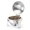 Chafing Dish rund, satinierte Oberfläche - Marke HENDI - Fourniresto
