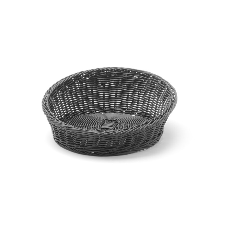 Round Black Bread Basket - 310 mm in Diameter Round Black Bread Basket - 310 mm in Diameter
