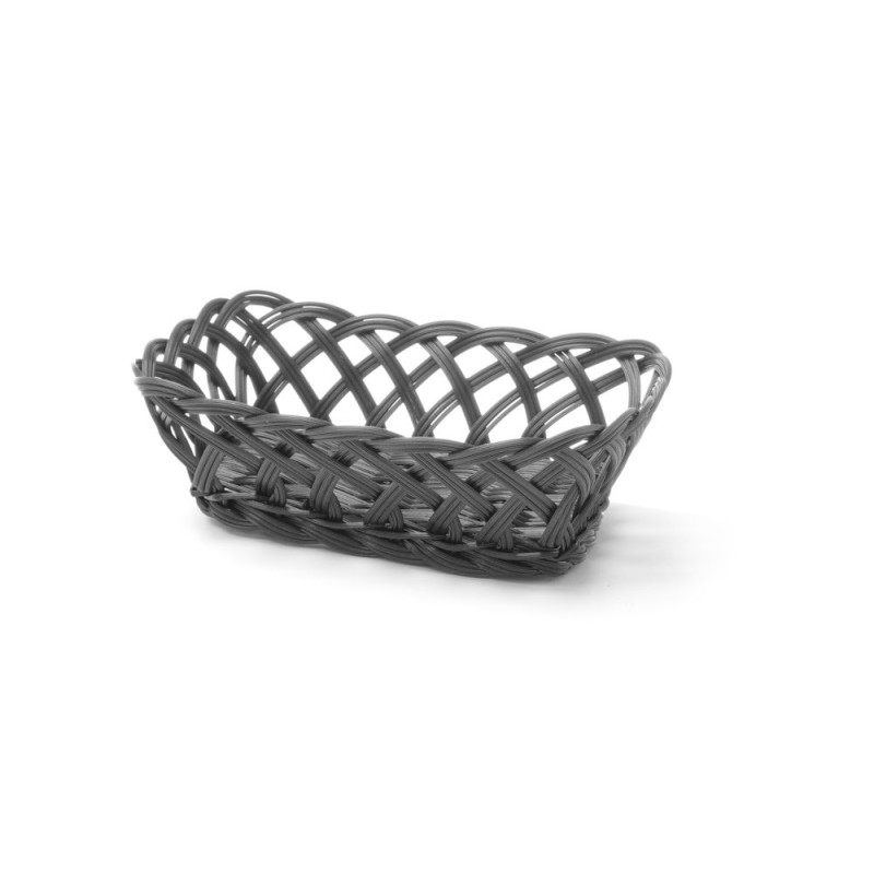 Gevlochten rechthoekige mand - 225 x 150 mm Gevlochten rechthoekige mand - 225 x 150 mm