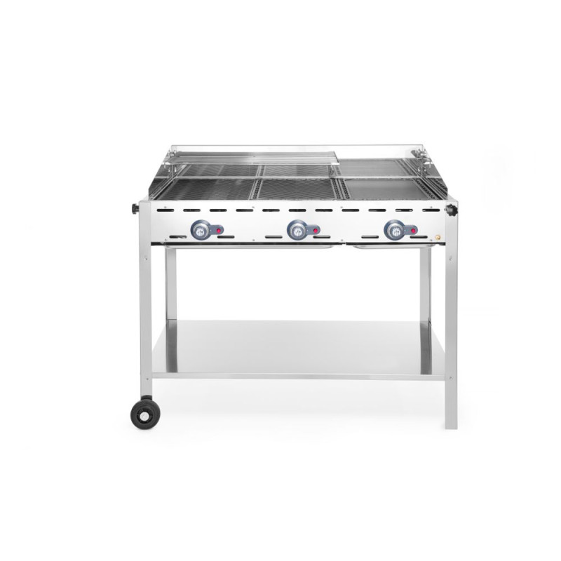 Professioneller Gasgrill Green Fire - 3 Brenner - HENDI Professioneller Gasgrill Green Fire - 3 Brenner - HENDI