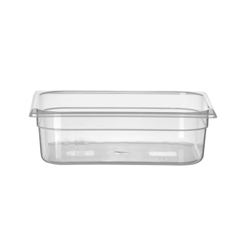 Gastronorm-Behälter aus Polypropylen GN 1/2 - 100 mm hoch Gastronorm-Behälter aus Polypropylen GN 1/2 - 100 mm hoch