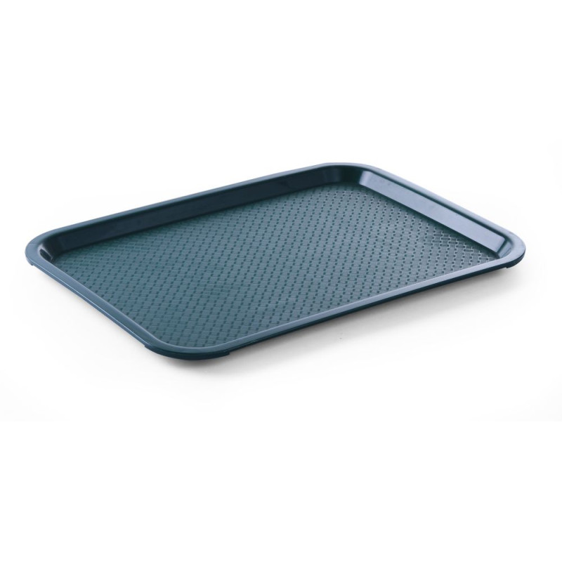 Rechteckiges Fast-Food Tablett Grün - 415 x 305 mm Rechteckiges Fast-Food Tablett Grün - 415 x 305 mm