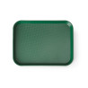 Rechthoekig dienblad voor fastfood - Klein model 265 x 345 mm - Groen