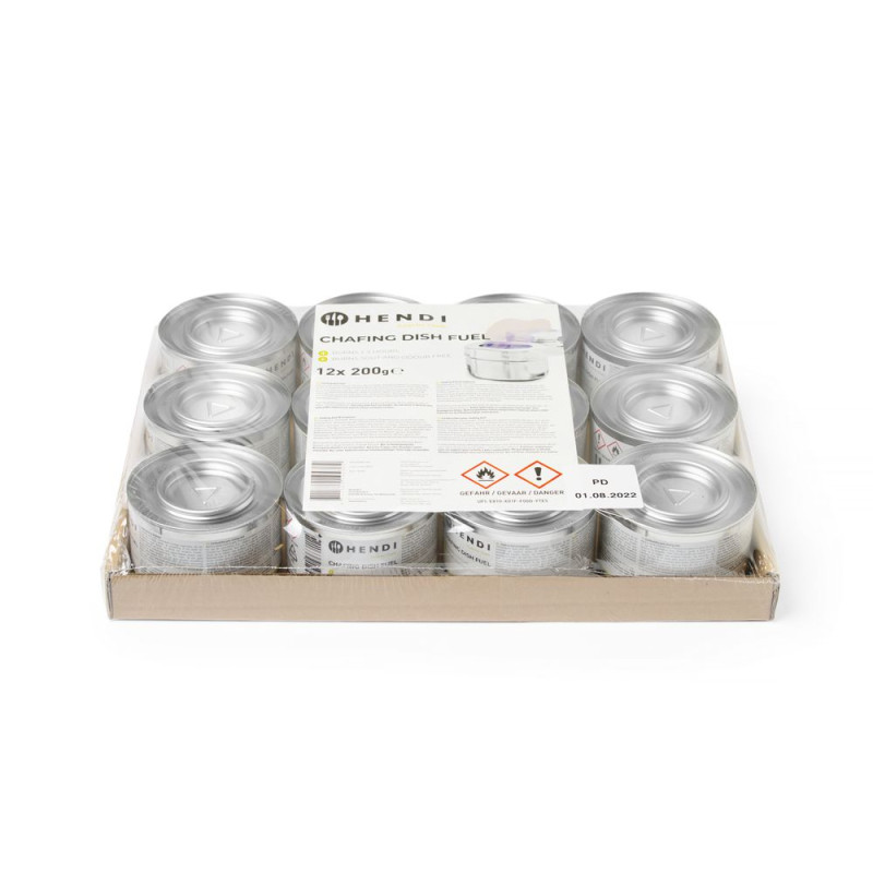 Brennpaste für Chafing-Dish in Dose NL DE FR EN - Marke HENDI - Fourniresto Brennpaste für Chafing-Dish in Dose NL DE FR EN - Marke HENDI - Fourniresto