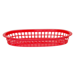 Service Fast-Food Mandje - Rood - Set van 6 - Hendi
