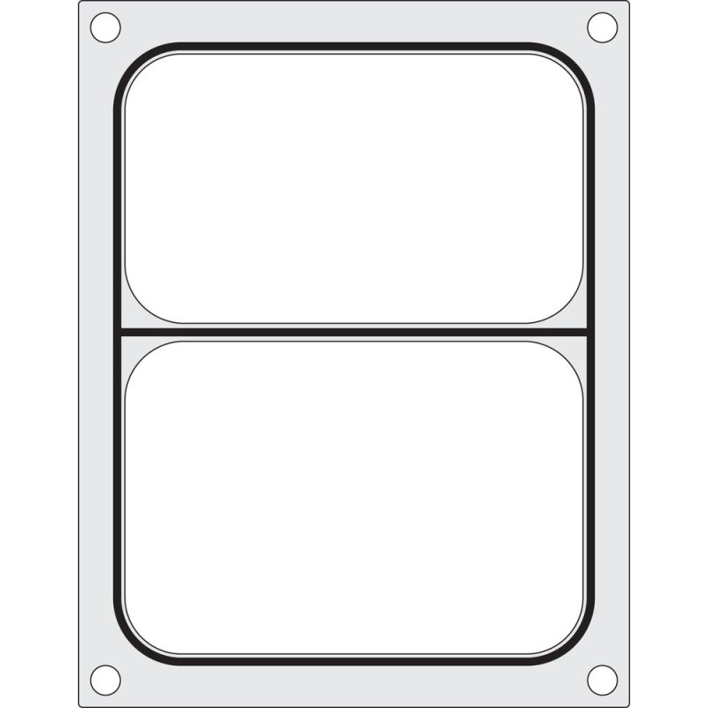 Afdichtingsmat voor handsealer - 2 compartimenten - Hendi Afdichtingsmat voor handsealer - 2 compartimenten - Hendi