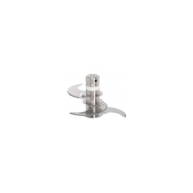 Couteau inox cranté 2 lames Robot Coupe Couteau inox cranté 2 lames Robot Coupe