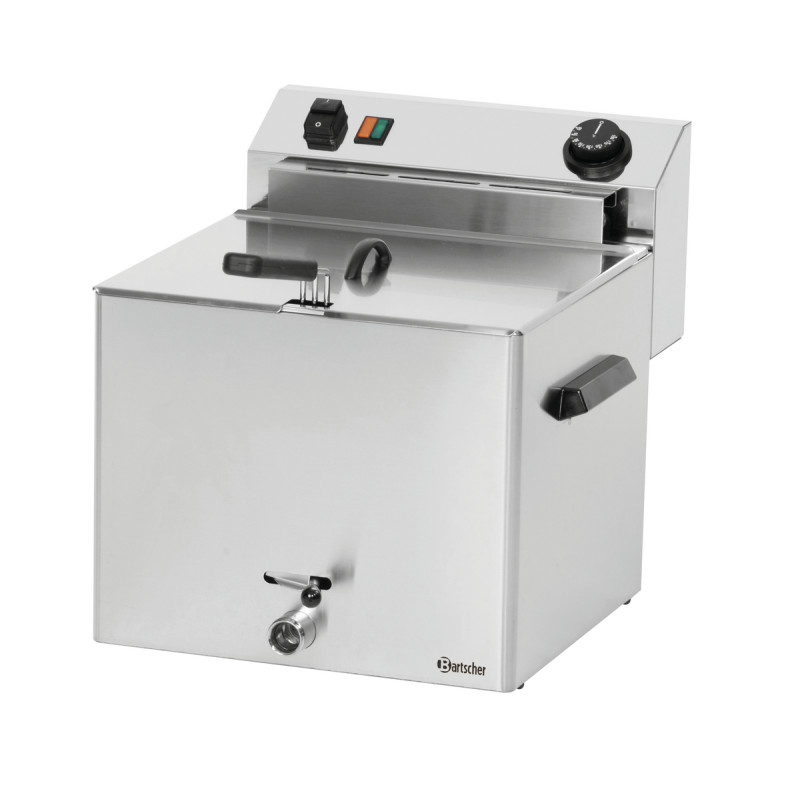 Fritteuse Pro 10 L mit Ablasshahn für Restaurant Fritteuse Pro 10 L mit Ablasshahn für Restaurant