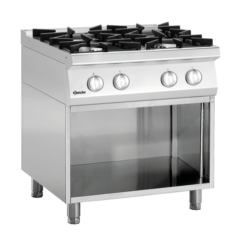 Vierpitsfornuis met onderbouw Serie 700 Vierpitsfornuis met onderbouw Serie 700