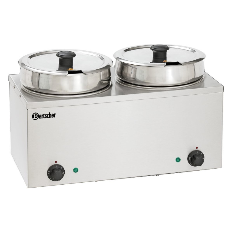 Bain-Marie à Sauce de 2 x 6,5 Litres pour professionnels de la restauration Bain-Marie à Sauce de 2 x 6,5 Litres pour professionnels de la restauration