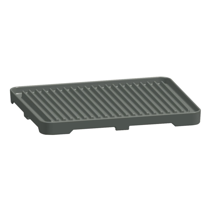 Grillplatte gerillt 2 Brenner Grillplatte gerillt 2 Brenner