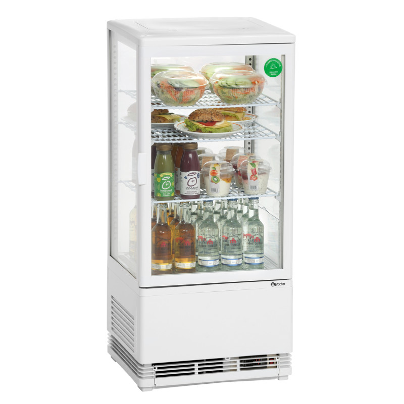 Mini Profi-Kühlschrank Bartscher - 78 L Weiß Mini Profi-Kühlschrank Bartscher - 78 L Weiß