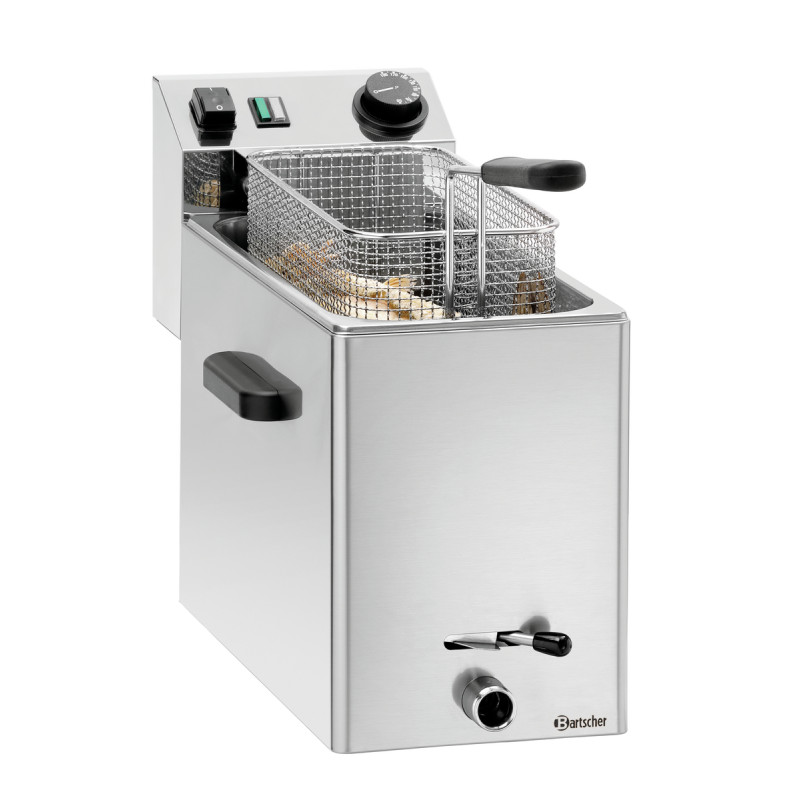 Elektrische Fritteuse "SNACK XL" mit Ablasshahn - 8L Bartscher Elektrische Fritteuse "SNACK XL" mit Ablasshahn - 8L Bartscher
