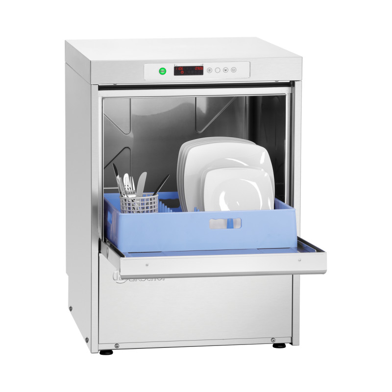 Lave Vaisselle Professionnel US PPlus 500 LPR avec Pompe de Vidange - 50 x 50 cm Lave Vaisselle Professionnel US PPlus 500 LPR avec Pompe de Vidange - 50 x 50 cm