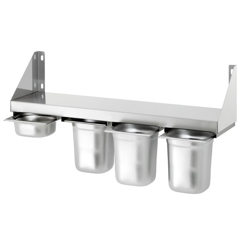 Étagère à Epices - 4 x Bacs GN 1/6 Étagère à Epices - 4 x Bacs GN 1/6