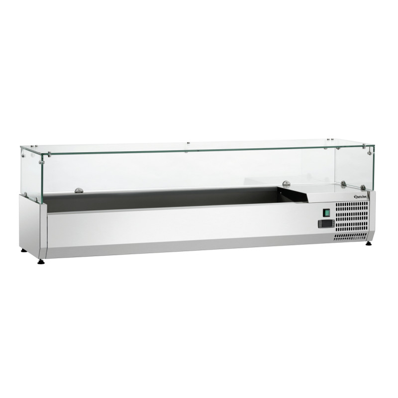 Saladette zum Aufstellen - 5 x GN 1/3 + 1 x GN 1/2 Saladette zum Aufstellen - 5 x GN 1/3 + 1 x GN 1/2