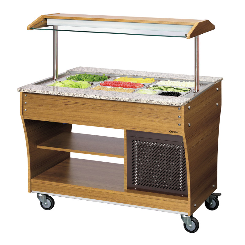 Buffet/Salatbar gekühlt - 3 x GN 1/1 Buffet/Salatbar gekühlt - 3 x GN 1/1
