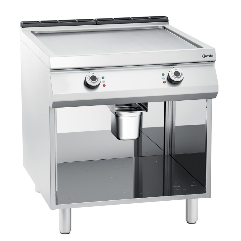 Platte zum Snacken Glatt - L 800 mm - Elektrisch Platte zum Snacken Glatt - L 800 mm - Elektrisch