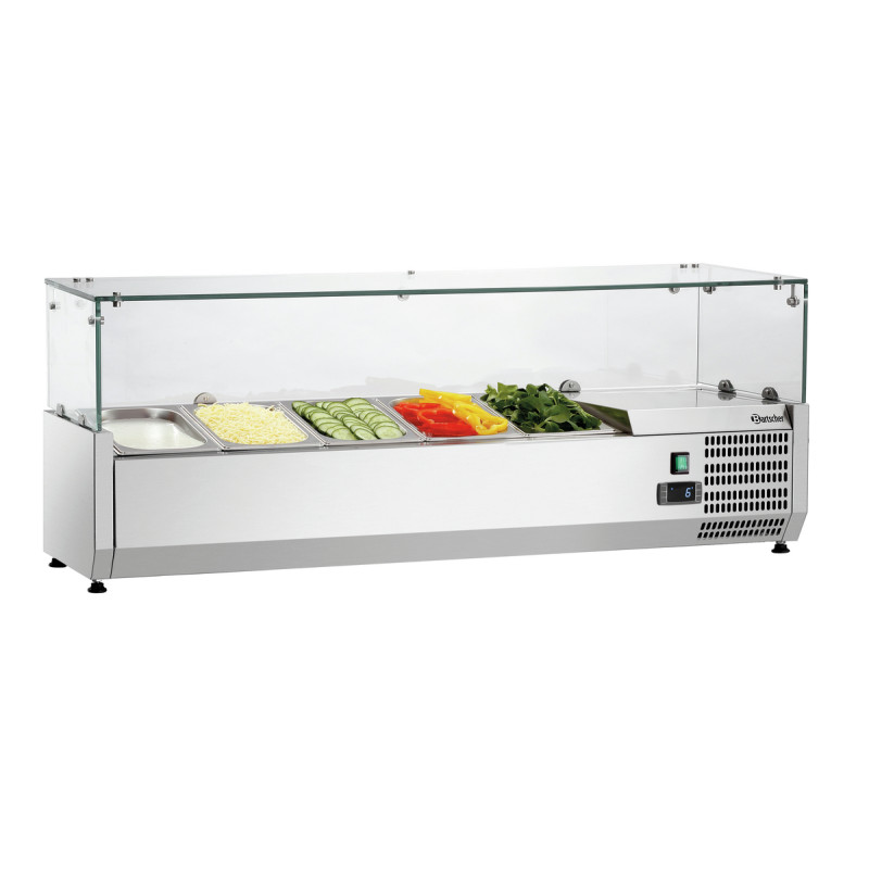 Saladette zum Aufstellen - 5 x GN 1/4 - Bartscher Saladette zum Aufstellen - 5 x GN 1/4 - Bartscher