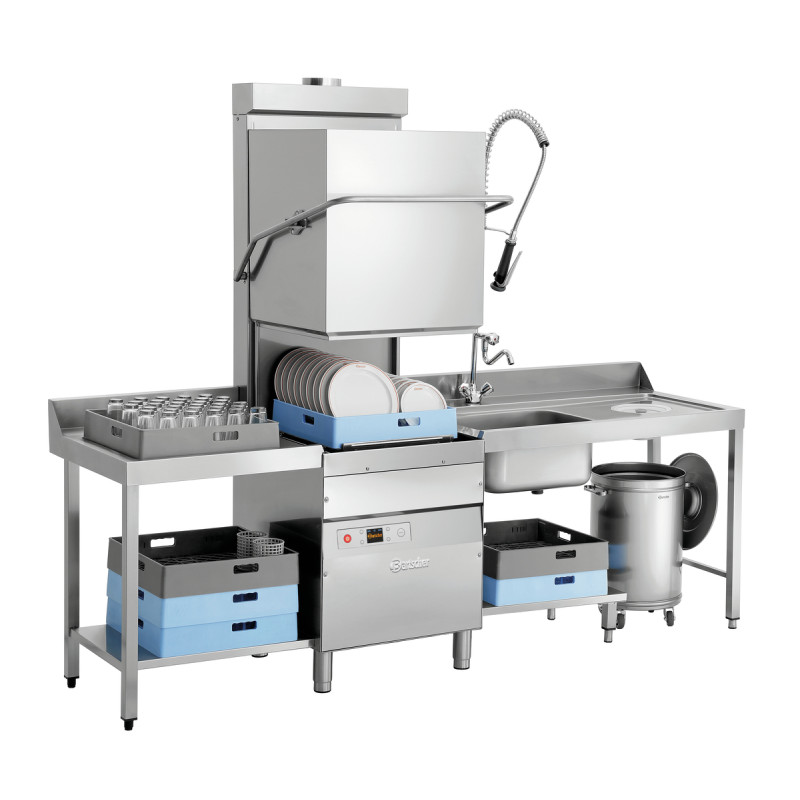 Haubenspülmaschine DS Eco500LPR Bartscher - Professionelle Leistung und makellose Hygiene Haubenspülmaschine DS Eco500LPR Bartscher - Professionelle Leistung und makellose Hygiene