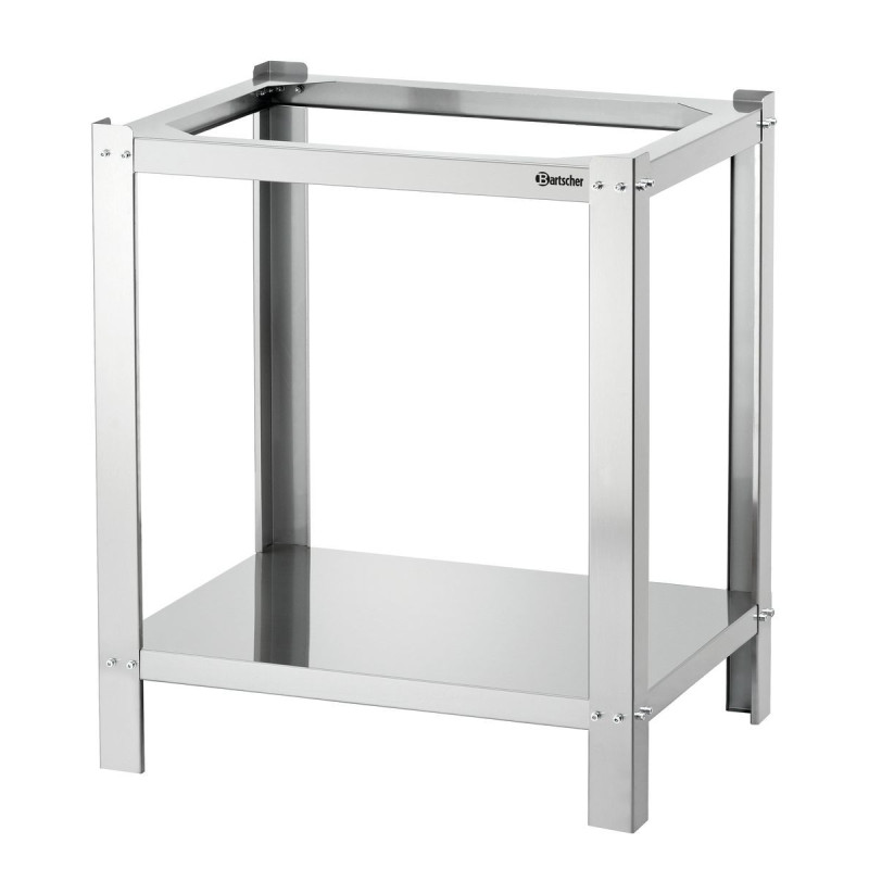 Ondersteuning PO NT5 Bartscher in nikkel-chroom staal - Afmetingen 760x610x900 mm Ondersteuning PO NT5 Bartscher in nikkel-chroom staal - Afmetingen 760x610x900 mm