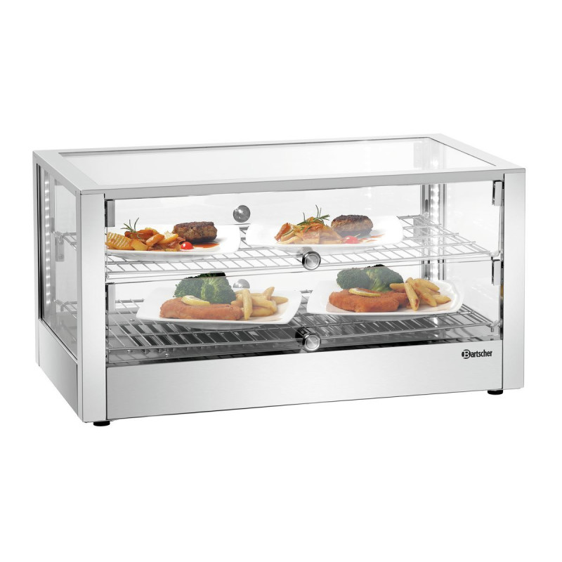 Bartscher 6200 2EK heated display case - Maintains temperature up to 90°C Bartscher 6200 2EK heated display case - Maintains temperature up to 90°C