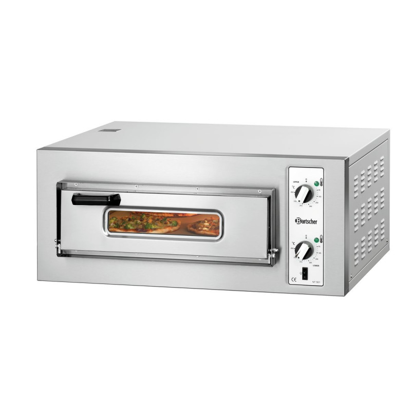 Pizzaofen NT 501 Bartscher: Gleichzeitiges Backen von 4 Pizzen bis zu 450 °C Pizzaofen NT 501 Bartscher: Gleichzeitiges Backen von 4 Pizzen bis zu 450 °C