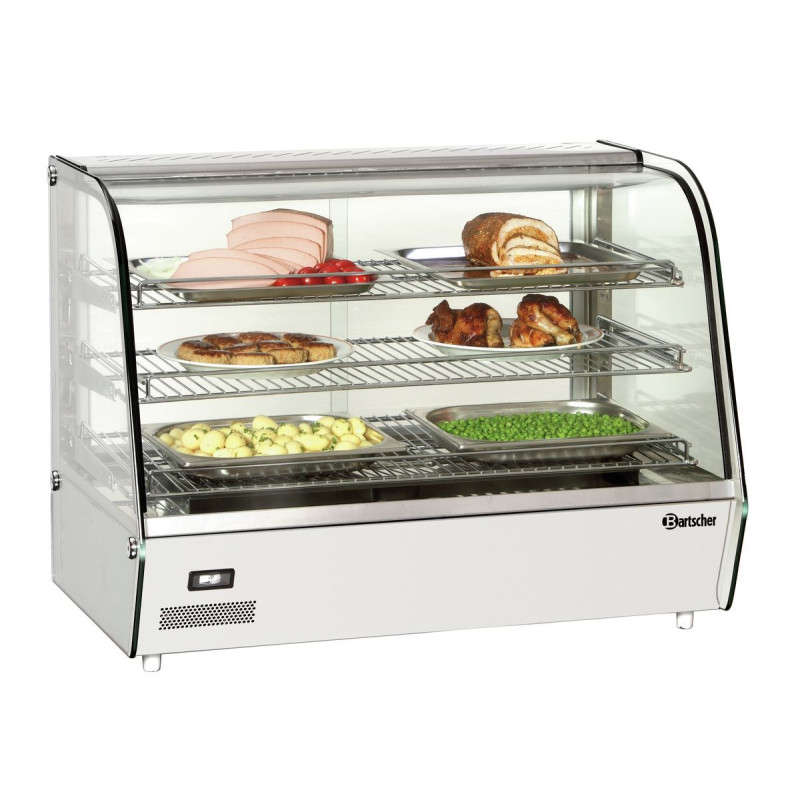 Vitrine chauffante Bartscher DeliPlus II en acier inoxydable Vitrine chauffante Bartscher DeliPlus II en acier inoxydable
