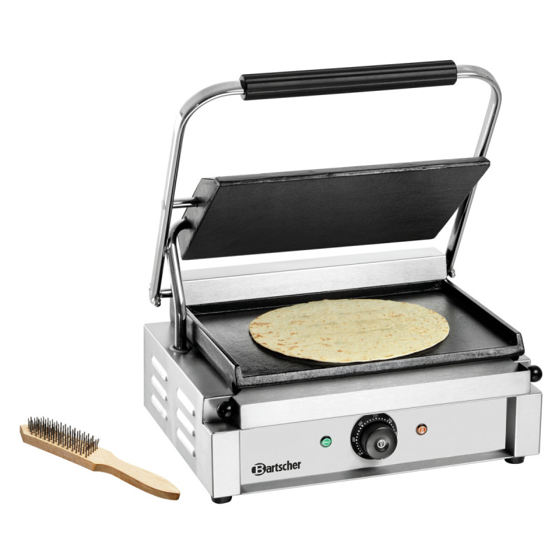 Contactgrill Panini 1G Bartscher - Gladde platen voor heerlijke snacks Contactgrill Panini 1G Bartscher - Gladde platen voor heerlijke snacks
