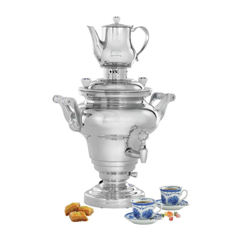 Samowar 15L Bartscher 191005 aus Edelstahl: Leistungsstark und praktisch Samowar 15L Bartscher 191005 aus Edelstahl: Leistungsstark und praktisch