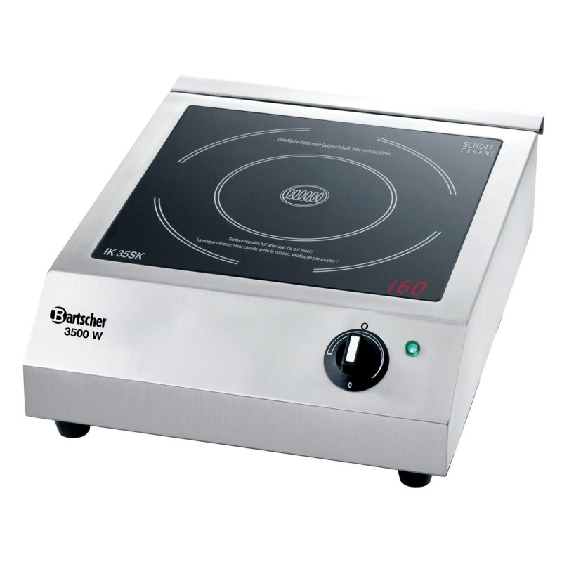 Induktionskochfeld 3,5kW Bartscher - Präzises und leistungsstarkes Kochen Induktionskochfeld 3,5kW Bartscher - Präzises und leistungsstarkes Kochen