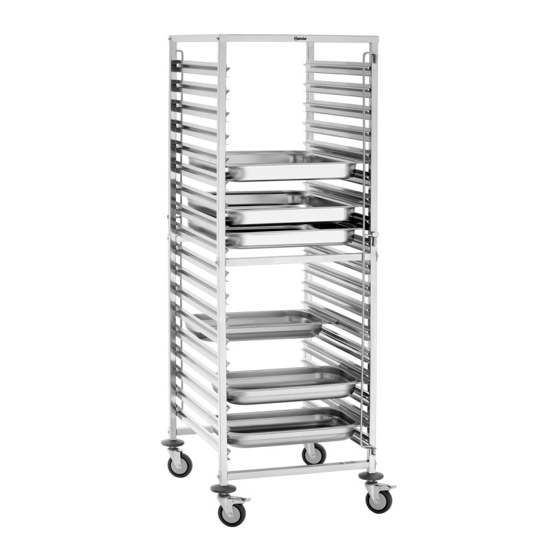 Gastronorm-Wagen AGN1800-2/1 Bartscher aus Edelstahl - Robust und Geräumig Gastronorm-Wagen AGN1800-2/1 Bartscher aus Edelstahl - Robust und Geräumig