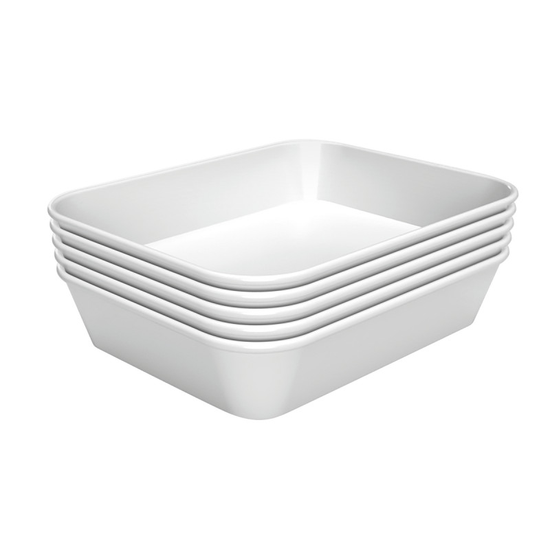 Plat de présentation 40W-150x190 en mélamine blanche par Bartscher Plat de présentation 40W-150x190 en mélamine blanche par Bartscher