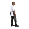 Schwarz-weiße gestreifte Küchenschürze 760 x 970 mm - Whites Chefs Clothing - Fourniresto
