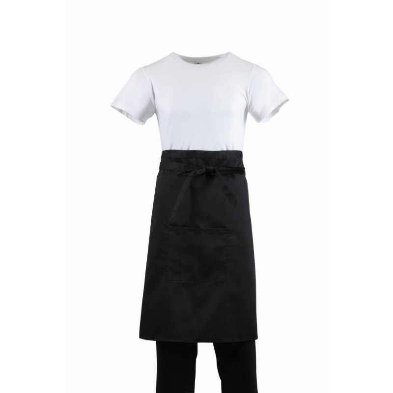 Kellnerschürze Standard Schwarz 1000 x 700 mm - Whites Chefs Clothing - Fourniresto Kellnerschürze Standard Schwarz 1000 x 700 mm - Whites Chefs Clothing - Fourniresto