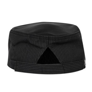 Koksmuts Cool Vent met fijne witte strepen - One size - Chef Works - Fourniresto