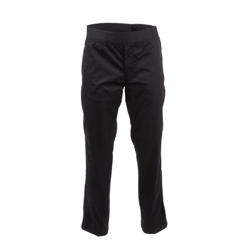 Black Slim Fit Pants for Men - Size M - Chef Works - Fourniresto Black Slim Fit Pants for Men - Size M - Chef Works - Fourniresto