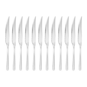 Meat or Pizza Mirror Knife 235 mm - Set of 12 - Olympia - Fourniresto