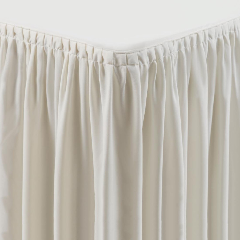 Tafelkleed en gerimpelde rechthoekige ondertafelrokken 750 x 1820 mm - FourniResto - Fourniresto Tafelkleed en gerimpelde rechthoekige ondertafelrokken 750 x 1820 mm - FourniResto - Fourniresto