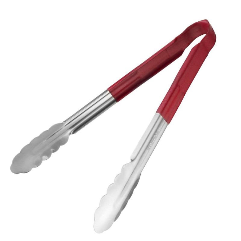 Roter Servierzange aus Edelstahl 300 mm - Vogue - Fourniresto Roter Servierzange aus Edelstahl 300 mm - Vogue - Fourniresto
